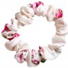 MURU Úzka Saténová Scrunchie gumička - Rose