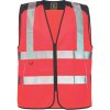 Cerva Reflexná vesta Knoxfield HVPS FL červená