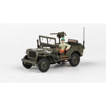 Cararama Ton Military Vehicle With Gun Sandy Yellow 1:43