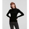 Karl lagerfeld CLASSIC TURTLE NECK čierna