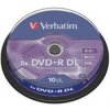 VERBATIM DVD+R DL AZO 8,5GB, 8x, spindle 10 ks