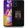Picasee silikónový čierny obal pre Samsung Galaxy M31s - EMERGENCY
