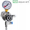Aqua Art Redukční ventil CO2, jeden manometr s jehlovým ventilem - AquaArt - SURPANshop.cz