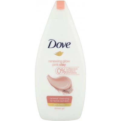 Dove Renewing Glow Pink Clay sprchový gél 500 ml