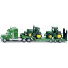 Siku Farmer - Ťahač s podvalníkom a traktory John Deere, mierka 1:87