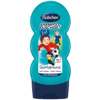 Bübchen Kids šampón a sprchový gel Malý futbalista 230 ml