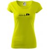 EKG hasiči - Dámske tričko Pure - 2XL ( Limetková )