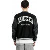 Alpha Industries pánska prechodná bunda PU College jacket black Farba: čierna, Veľkosť: L