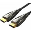 Video kábel Vention Optical HDMI 2.0 Cable 20M Black Zinc Alloy Type (ALABQ)