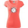 Florbal lopta v triku - Dámske tričko Pure - XL ( Korálová )