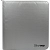 UltraPro Album 12 Pocket Zippered Pro Binder - Silver - Fire Resist 480