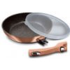 Panvica s odnímateľnou rukoväťou + veko 28 cm Rosegold Metallic Line