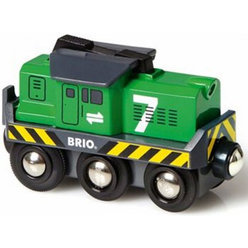 Brio Elektrická lokomotíva zelená 33214