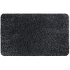 Grafitová prateľná vstupná rohož FLOMA Aqua Stop - dĺžka 50 cm, šírka 80 cm, výška 0,6 cm