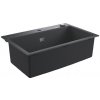 Grohe Drezy - Kompozitný drez K700 s automatickým odtokom, 78x51 cm, granitová čierna 31652AP0