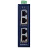 Planet IPOE-260-12V PoE průmyslový injektor, 2x port, 4x1Gb, 2x 802.3at 36/72W, DIN, IP30, -40~75°C, dual power 12-56VDC (IPOE-260-12V)