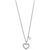 Oceľový náhrdelník so srdcom Lotus Style LS2026-1/1
