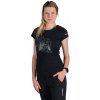 NORTHFINDER Dámske turistické tričko s krátkym rukávom SABRINA-269black Čierna