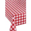 Obrus PVC 3581212, metráž, 20 m x 140 cm, kocka červené, IMPOL TRADE