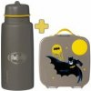 b.box Box na občerstvenie veľký + Nerezová termofľaša 1l - set Batman | b.box