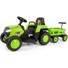 Elektrický traktor s prívesom Rolly zelený