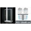 Aquatek MASTER MASTERR23CH120X8062 (Sprchový kút v celorámovom prevedení s kvalitným posuvným systémom )