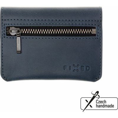 Fixed kožená peňaženka Tripple Wallet z pravé hovězí kůže modrá