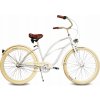 Dámsky mestský bicykel 26 cruiser CARAMEL RoyalBi dáma biela 3 prevodové stupne retro