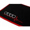 VELÚROVÉ KOBERCE AUDI A3 8P (2003-2013) + 4x VÝŠIVKA