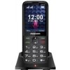 Černý mobilní telefon Maxcom MM 445 4G Dual SIM
