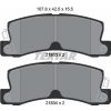 Sada brzdových platničiek kotúčovej brzdy TEXTAR 2183301