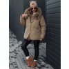 Dámska zimná bunda LUNAVI s kapucňou hnedá XL DStreet 5904056701780