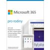 Microsoft 365 pre rodiny 1 rok elektronická licencia EU 6GQ-00092 nová licencia