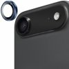 ENKAY tvrdené sklo s kovovým rámikom na ochranu šošovky zadného fotoaparátu pre iPhone Air - tmavo modré - možnosť vrátiť tovar ZADARMO do 30tich dní