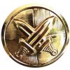 Gombík AČR so znakom veľký 22mm ZLATÝ