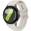 Tech-Protect športový silikónový pre Samsung Galaxy Watch 4/5/5 Pro/6/7/FE Béžový TEC313426