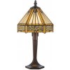 Lampa Tiffany stolová AFRIKA 31*20Ø