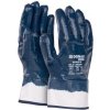 Rukavice nitrilové DONAU SAFETY Nitrile 03, kat. II bielo-námornícke m