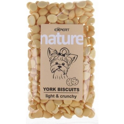 Nature pet expert mini piškóty pre psa york biscuits 120g
