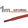 SOLEX DRS2,5-1,25/RD Trubička zmršťovacia 2,5 mm / 1,25 mm červená