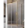 RADAWAY IDEA GOLD KDJ 130cm ľavé dvere do kombinácie / sprchový kút rohový, profil zlatý, sklo číre, 387043-09-01L