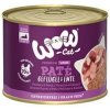 WOW Cat konzerva Senior Paté drůbež s kachnou 200g