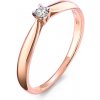 Blink-Blink Zásnubný diamantový prsteň z ružového zlata 0.10 ct 1110RDG
