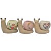 Kvetináč obal slimák ass3 V11,5x13,3x8,8cm