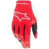 rukavice RADAR, ALPINESTARS, dětské (červená/stříbrná, vel. M)