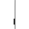 LED nástenné svietidlo LUNA BLACK Metal 90cm moderný štýl IP54