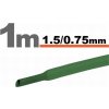 SOLEX Zmršťovacia trubička 1,5mm/0,75mm DRS1,5-0,75/GR sivá