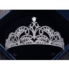 B-TOP Svadobná korunka do vlasov ELEGANT PRINCESS - strieborná