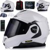LS2 Helmets LS2 FF901 Advant X Solid flip-up prilba, biela, S (55/56)