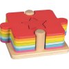 Vkládačka a puzzle 2v1 Tvary
